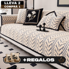[Llevá 2 Pagá 1] Funda para Sofá Aurora (¡Ligereza y Encanto que Transforman tu Sala!) + REGALO: 2 Almohadas Decorativas