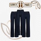 [Llevá 3 Pagá 2] Jean Femenino Lara en Denim Premium de Cintura Alta (¡Caída que realza tu belleza!)