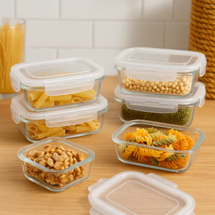 Kit con 15 Frascos Herméticos de Vidrio + REGALO: Porta Condimentos [¡ÚLTIMAS UNIDADES EN STOCK!]