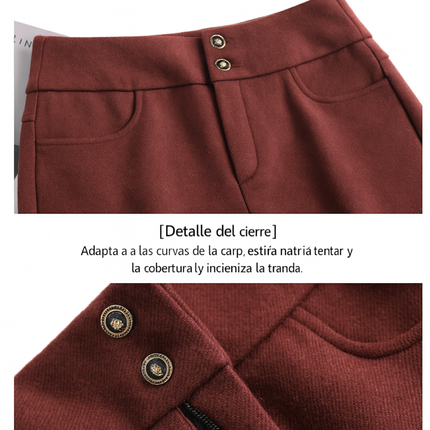 [Llevá 3 Pagá 2] Pantalón Social Femenino en Seda Hielo y Poliéster Nolita (Diseño Fino y Encantador)