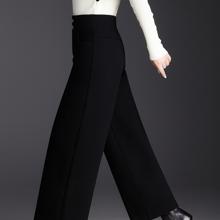 [Llevá 3 Pagá 2] Pantalón Social Femenino en Seda Hielo y Poliéster Nolita (Diseño Fino y Encantador)