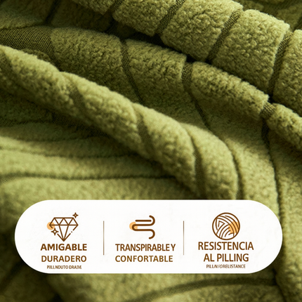 [Llevá 2 Pagá 1] Funda para Sofá Santino en Algodón y Poliéster (¡Diseño Majestuoso y Confortable!) +2 Almohadas de Regalo