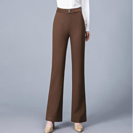 [Llevá 3 Pagá 2] Pantalón Social Femenino en Seda Hielo y Poliéster Diorah (Diseño Fino y Encantador)