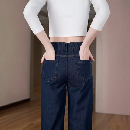 [Llevá 3 Pagá 2] Jean Femenino Lara en Denim Premium de Cintura Alta (¡Caída que realza tu belleza!)