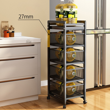 [Llevá 2 Pagá 1] Frutera y Organizador SmartRack con Rueditas (Almacenamiento Inteligente y Diseño Sofisticado!)