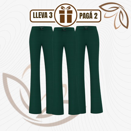 [Llevá 3 Pagá 2] Pantalón Social Femenino en Seda Hielo y Poliéster Diorah (Diseño Fino y Encantador)