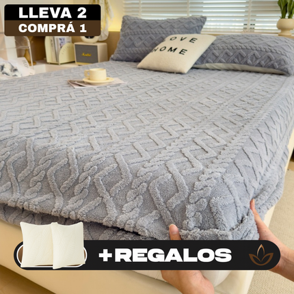 [Llevá 2 Pagá 1] Ropa de Cama Maison en 100% Algodón (¡Confort Sofisticado!) + 2 REGALOS: Fundas para Almohada
