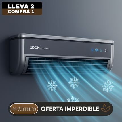 [Llevá 2 Pagá 1] Mini Aire Acondicionado de Pared 2000W Frío y Calor Bluetooth con Control Remoto