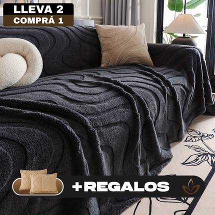 [Llevá 2 Pagá 1] Funda para Sofá Samira Completa en Algodón +2 Regalos: Fundas para Almohadones